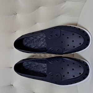 Sperry Top-spider rubber boat shoes- Navy- 9M